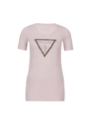 t-shirt triangle GUESS 	prašno roza	