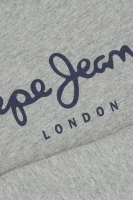 majica art | regular fit Pepe Jeans London 	siva	