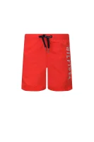 kratke hlače kąpielowe medium drawstring | regular fit Tommy Hilfiger 	rdeča	