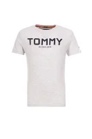 t-shirt ame logo Tommy Hilfiger 	pepelnata	