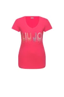 t-shirt | slim fit Liu Jo 	roza	