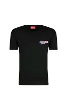 Majica | Regular Fit Diesel 	črna	