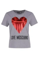 t-shirt | regular fit Love Moschino 	siva	