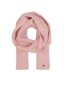 šalik solid mini scarf Tommy Hilfiger 	roza	