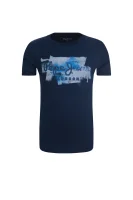 t-shirt golders jk | regular fit Pepe Jeans London 	temno modra	
