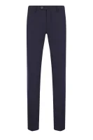volneni hlače wilhelm 3 | extra slim fit BOSS BLACK 	temno modra	