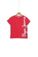 t-shirt waldo Pepe Jeans London 	rdeča	