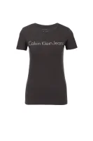 t-shirt CALVIN KLEIN JEANS 	grafitna barva	