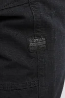 Cargo hlače Rovic zip 3d | Tapered G- Star Raw 	črna	