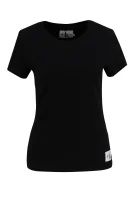 t-shirt core | slim fit CALVIN KLEIN JEANS 	črna	