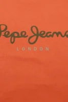 Majica | Regular Fit Pepe Jeans London 	oranžna	