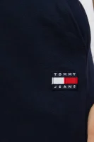 Hlače trenirka | Relaxed fit Tommy Jeans 	temno modra	