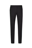 wełniane hlače wilhelm 3 | slim fit BOSS BLACK 	grafitna barva	