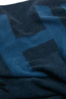 volneni šal unisex z-471 HUGO 	temno modra	