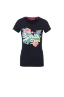 t-shirt vintage logo hibiscus Superdry 	črna	