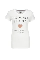 t-shirt tjw heart logo | slim fit Tommy Jeans 	bela	