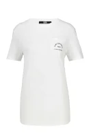 t-shirt logo pocket | regular fit Karl Lagerfeld 	bela	