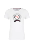 t-shirt merina | regular fit Tommy Hilfiger 	bela	