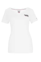 t-shirt tjw logo v-neck | regular fit Tommy Jeans 	bela	