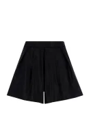 wełniane kratke hlače | regular fit Emporio Armani 	črna	