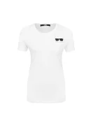 t-shirt ikonik choupette Karl Lagerfeld 	bela	