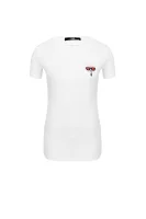 t-shirt ikonik emoji Karl Lagerfeld 	bela	