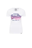 t-shirt vintage logo | slim fit Superdry 	bela	