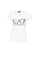 t-shirt EA7 	bela	