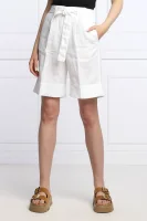 Laneni kratke hlače | Regular Fit Peserico 	bela	