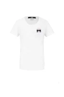 t-shirt ikonik Karl Lagerfeld 	bela	
