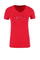 t-shirt | slim fit GUESS 	rdeča	